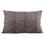 Brown Beige Snake Pattern 24 x16  Lumbar Throw Cushion Case (Two Sides)