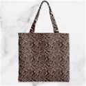 Zipper Grocery Tote Bag 