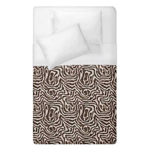 Brown Beige Snake Pattern Duvet Cover (Single Size) from ArtsNow.com