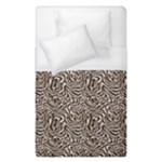 Brown Beige Snake Pattern Duvet Cover (Single Size)