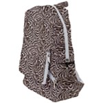 Brown Beige Snake Pattern Travelers  Backpack