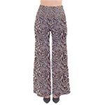Brown Beige Snake Pattern So Vintage Palazzo Pants