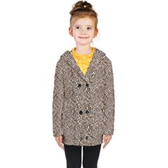 Kids  Double Breasted Button Coat 