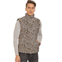 Men s High Neck Button Up Puffer Vest 