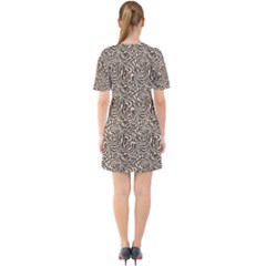 Sixties Short Sleeve Mini Dress 