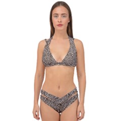 Double Strap Halter Bikini Set 