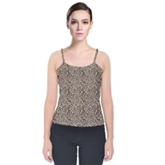 Velvet Spaghetti Strap Top 