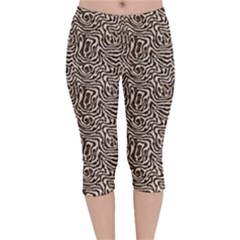 Velvet Capri Leggings  