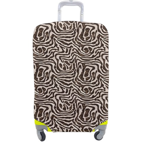 Brown Beige Snake Pattern Luggage Cover (Large) from ArtsNow.com