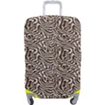Brown Beige Snake Pattern Luggage Cover (Large)