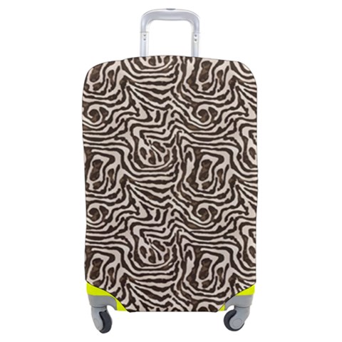 Brown Beige Snake Pattern Luggage Cover (Medium) from ArtsNow.com