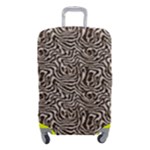 Brown Beige Snake Pattern Luggage Cover (Small)