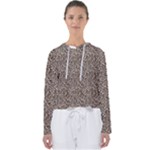 Brown Beige Snake Pattern Women s Slouchy Sweat