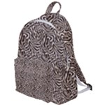 Brown Beige Snake Pattern The Plain Backpack