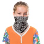 Brown Beige Snake Pattern Face Covering Bandana (Kids)