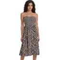 Knee-Length Strapless Bra Top Dress 