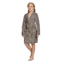 Kids  Long Sleeve Velvet Lounge Robe 