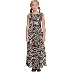 Kids  Satin Sleeveless Maxi Dress 