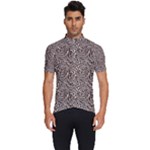 Brown Beige Snake Pattern Men s Short Sleeve Cycling Jersey