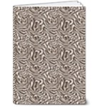 Brown Beige Snake Pattern 5  x 7  Hardcover Notebook