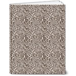 Brown Beige Snake Pattern 7  x 9  Softcover Notebook