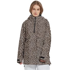 Women s Pullover Zip Ski and Snowboard Waterproof Breathable Jacket 