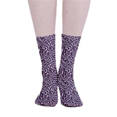 Smooth Crew Length Tube Socks 