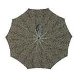 Brown Beige Snake Pattern Automatic Folding Umbrella with Case (Large)