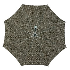Brown Beige Snake Pattern Automatic Folding Umbrella with Case (Medium) from ArtsNow.com