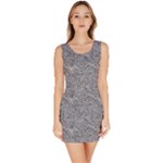 Dark Grey Snake Bodycon Dress