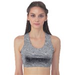 Dark Grey Snake Fitness Sports Bra