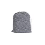 Dark Grey Snake Drawstring Pouch (Small)