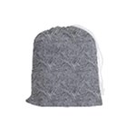 Dark Grey Snake Drawstring Pouch (Large)