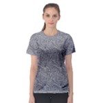 Dark Grey Snake Women s Sport Mesh T-Shirt