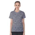 Dark Grey Snake Women s Cotton T-Shirt