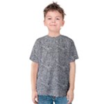 Dark Grey Snake Kids  Cotton T-Shirt