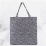 Dark Grey Snake Grocery Tote Bag