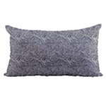 Dark Grey Snake 22 x14  Lumbar Throw Cushion Case (Two Sides)