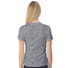 V-Neck Sport Mesh T-Shirt 