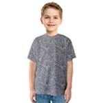 Dark Grey Snake Kids  Sport Mesh T-Shirt