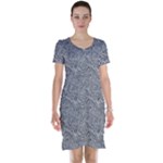 Dark Grey Snake Short Sleeve Nightdress