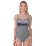 Dark Grey Snake Camisole Leotard 