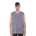 Dark Grey Snake Men s Basketball Tank Top