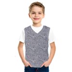 Dark Grey Snake Kids  Basketball Tank Top