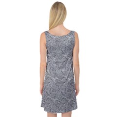 Sleeveless Satin Nightdress Back
