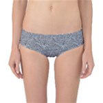 Dark Grey Snake Classic Bikini Bottoms