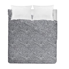 Dark Grey Snake Duvet Cover Double Side (Full/ Double Size) from ArtsNow.com