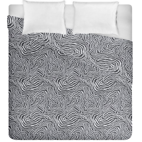 Dark Grey Snake Duvet Cover Double Side (King Size) from ArtsNow.com