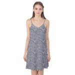 Dark Grey Snake Camis Nightgown 