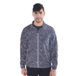 Dark Grey Snake Men s Windbreaker